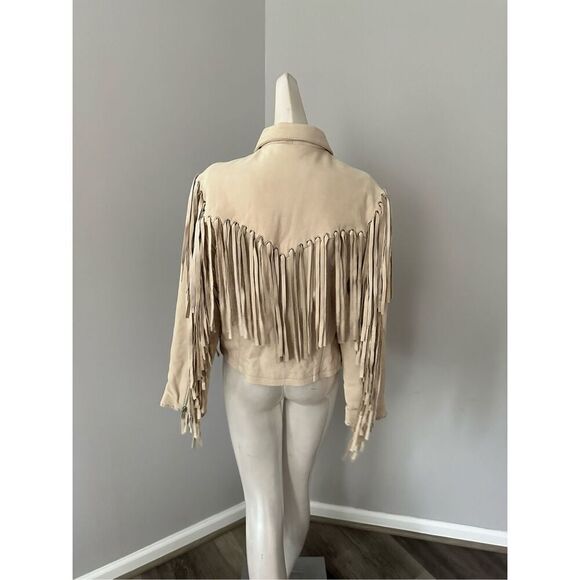 NWOT UNDERSTATED LEATHER Mustang Jacket in Marshmellow $495 - Picture 6 of 9